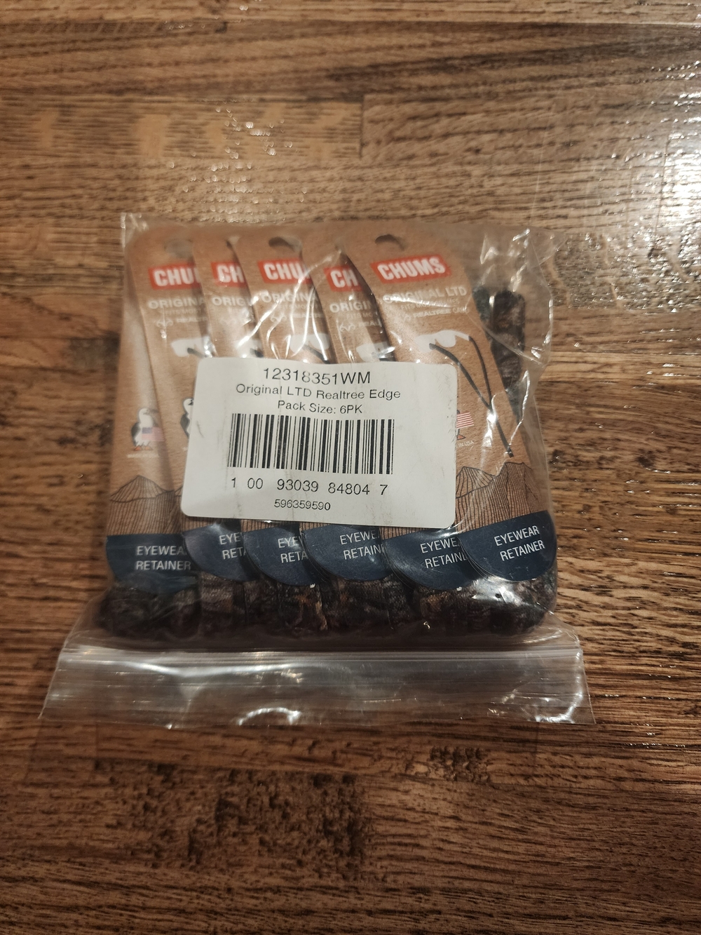 Chums Original LTD Realtree Edge Eyewear Retainer - Brown
